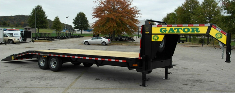 Gooseneck flat bed trailer for sale14k  Montgomery County, North Carolina
